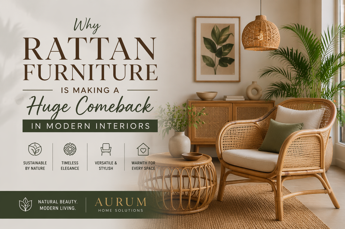 Why Rattan Furniture is Making a Comeback in Modern Interiors