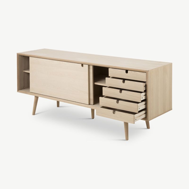 Light Scandinavian Sideboard with Sleek Minimalist Design