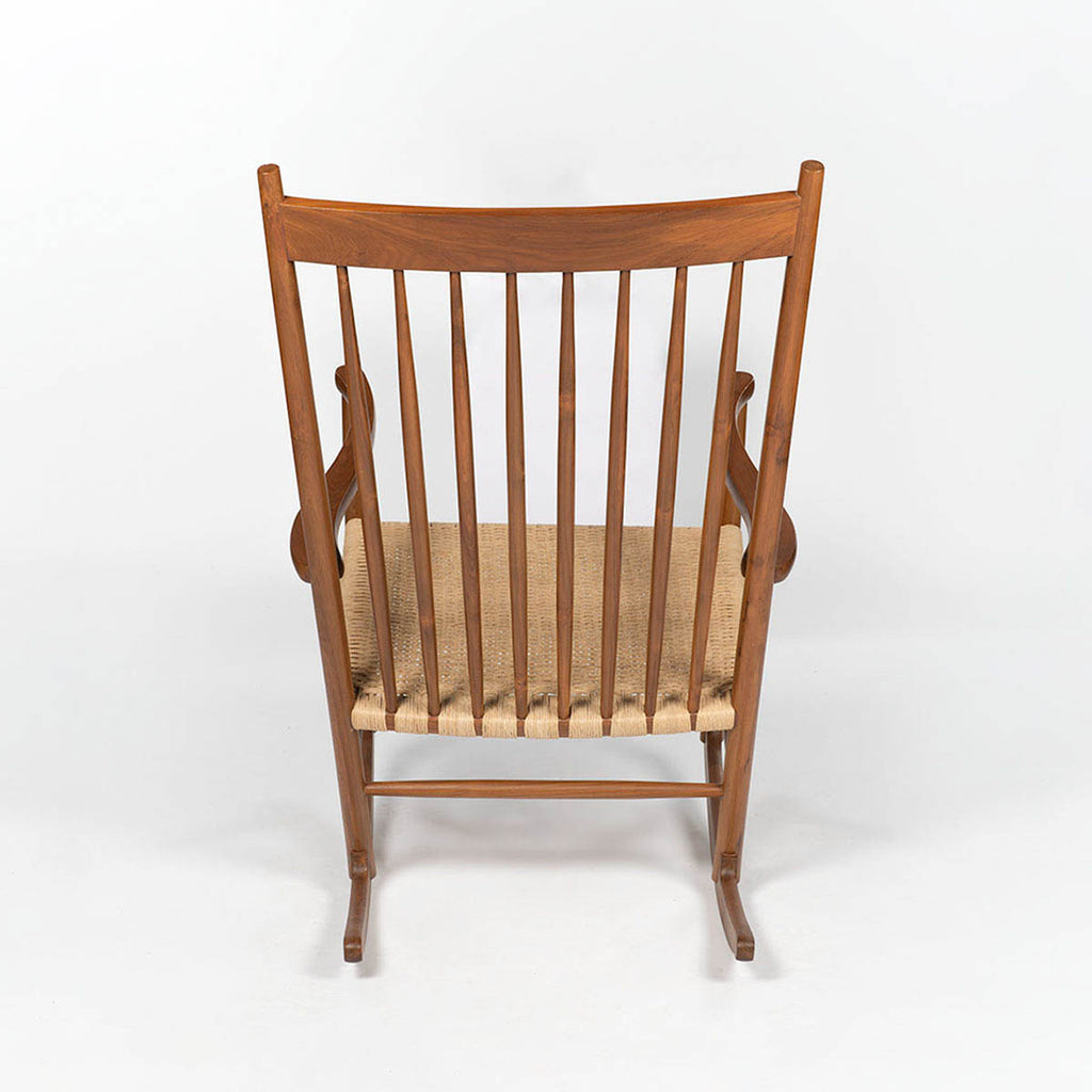 Handcrafted Teakwood Rocking Chair