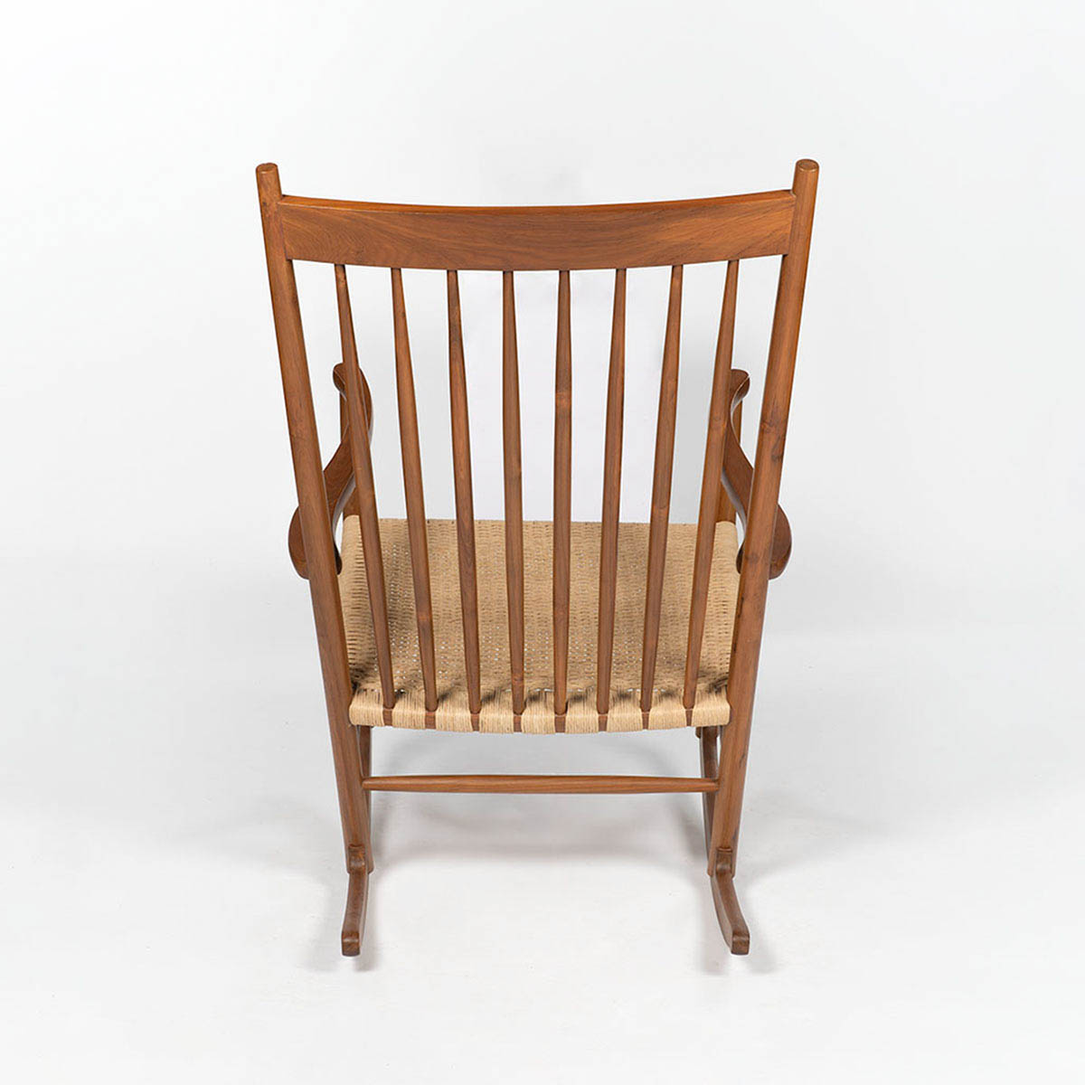 Handcrafted Teakwood Rocking Chair