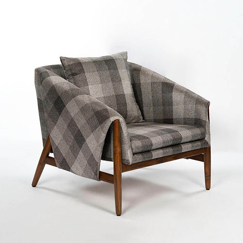 Handcrafted Sheesham Wood Accent Chair