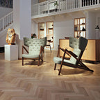 Essence Wood and Fabric Armchair