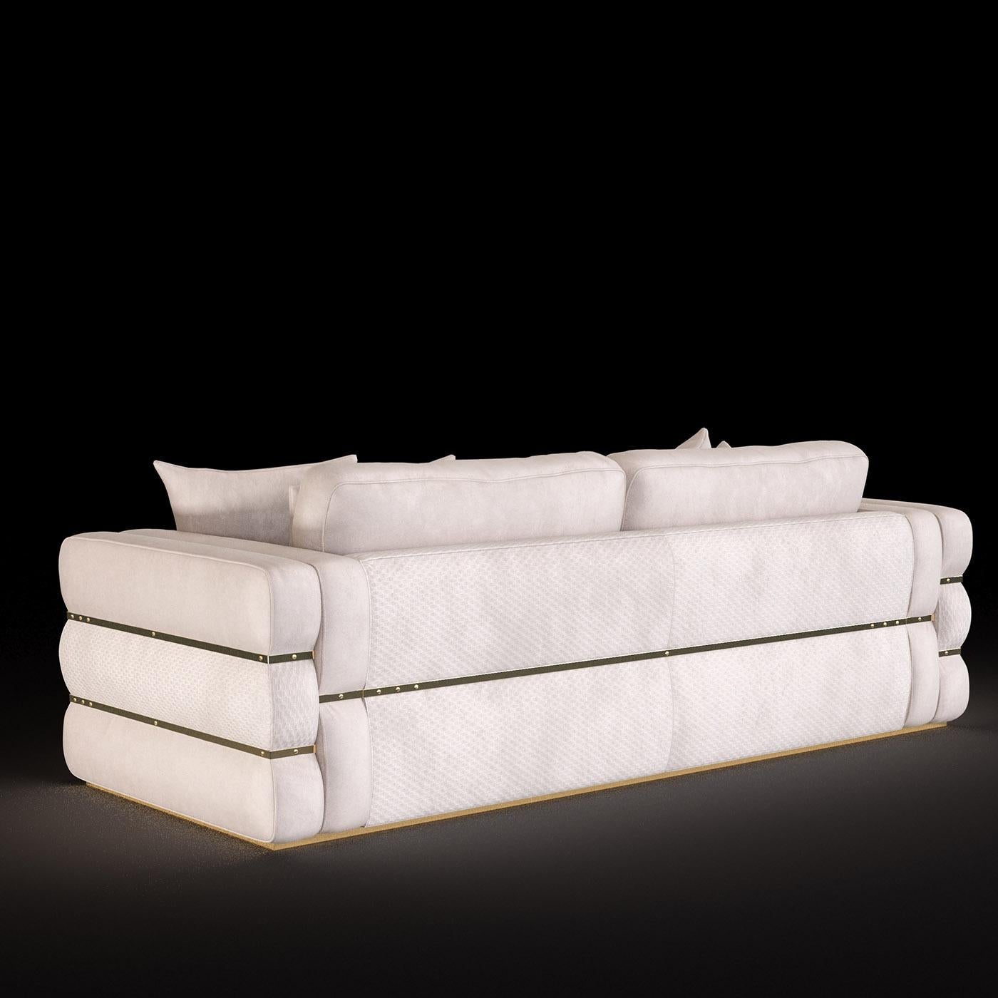 Ola Leather Sofa from the Cosmopolitan Collection