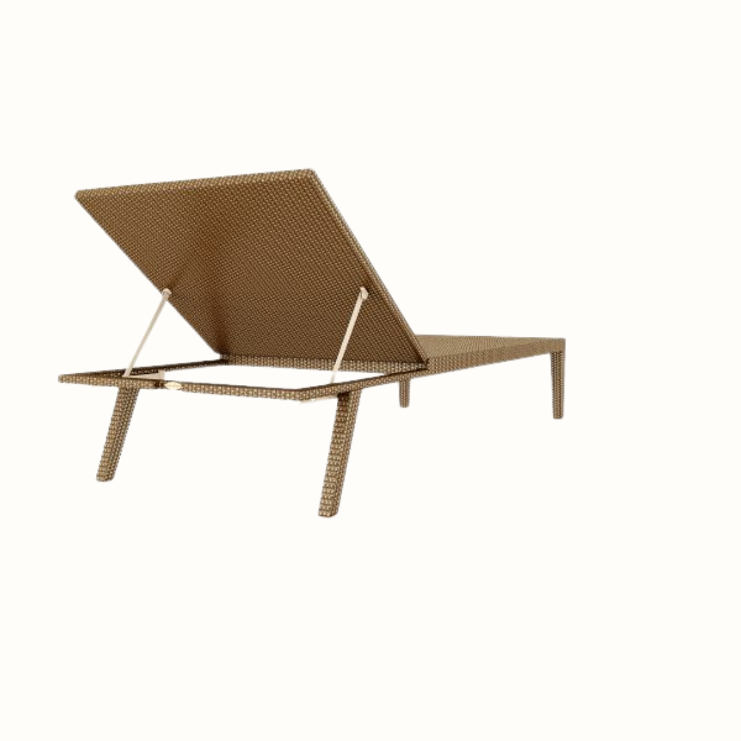 Armless Sunlounger with Cushion