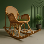 Rattan Rocking Chair | Dreamweave Handwoven Design for Indoors & Outdoors