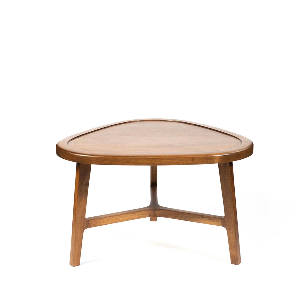 Handcrafted Teakwood Classic Bedside Table (Three Legged)