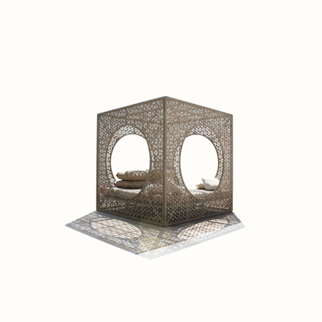 Cushioned Cube Lounger