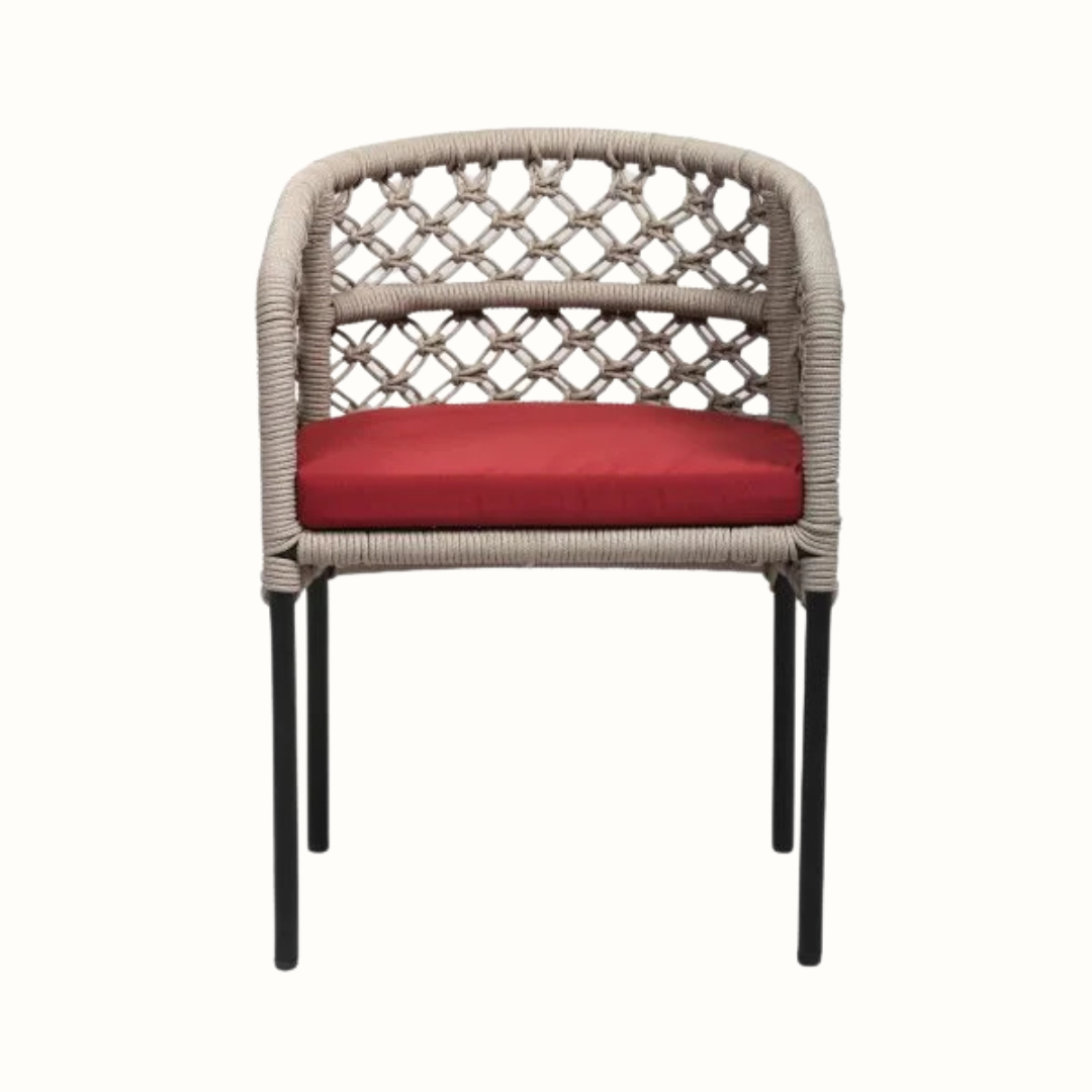 Dining armchair with arms