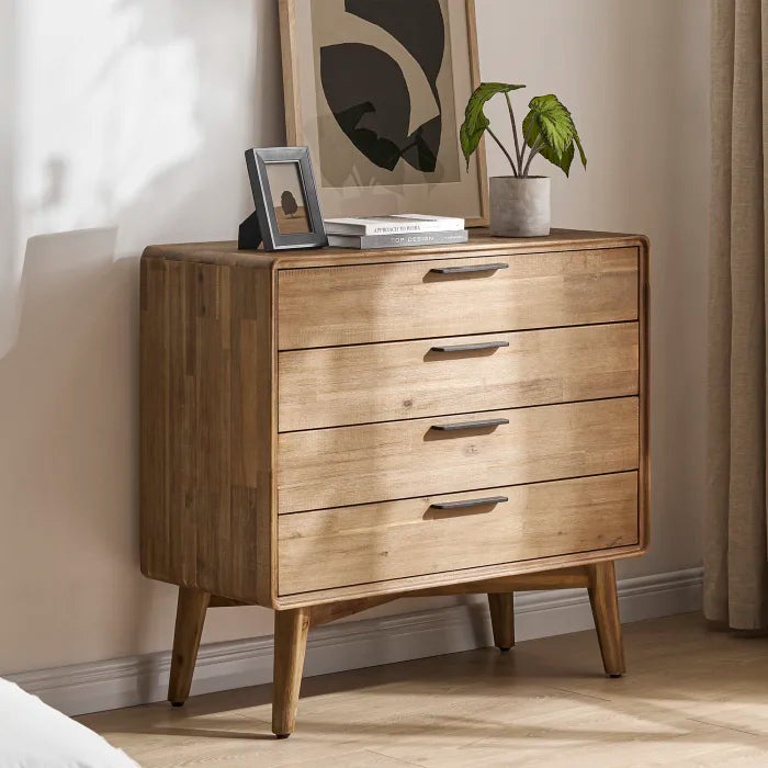 Aarna 4-Drawer Wooden Dressing Table