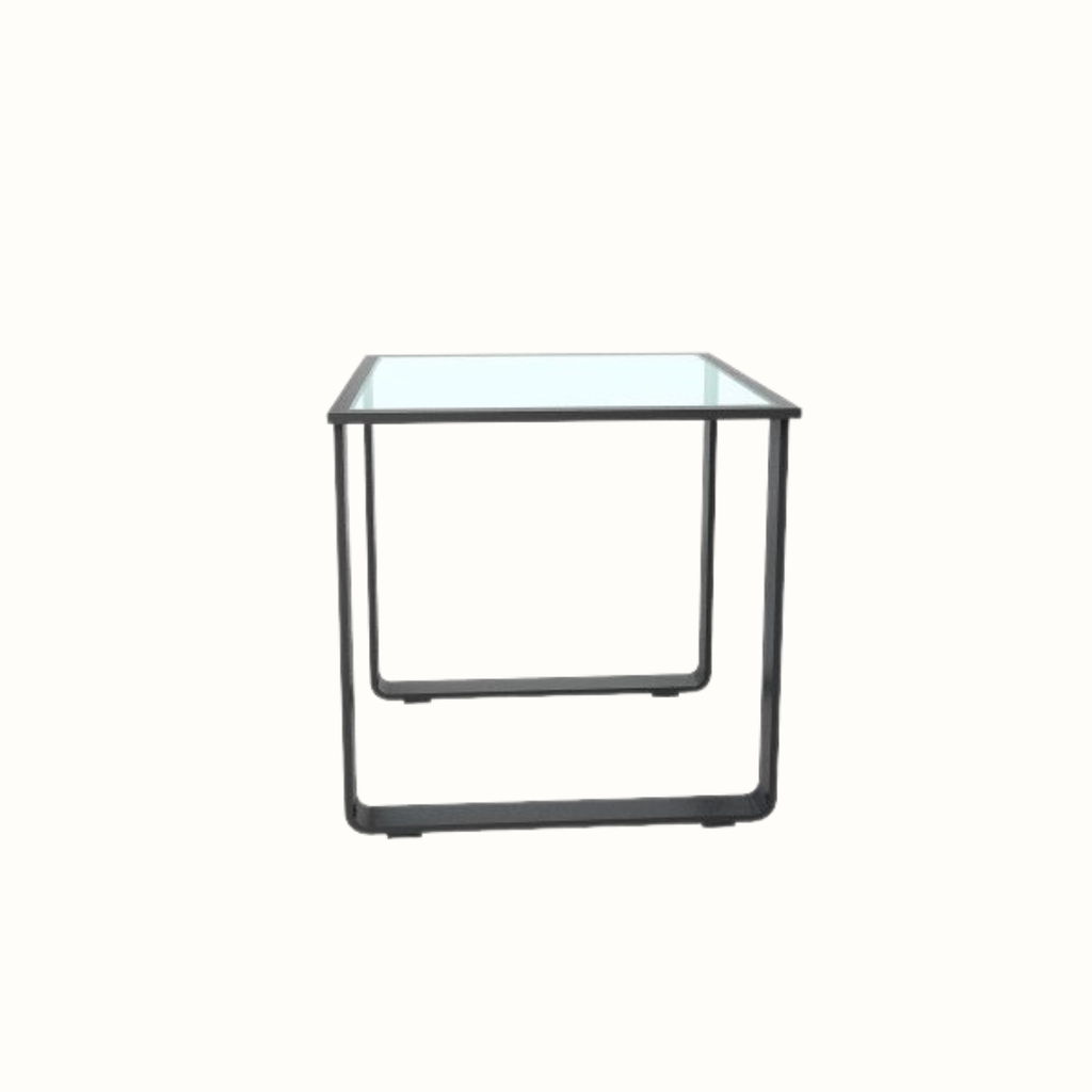 Glass-Top Accent Table