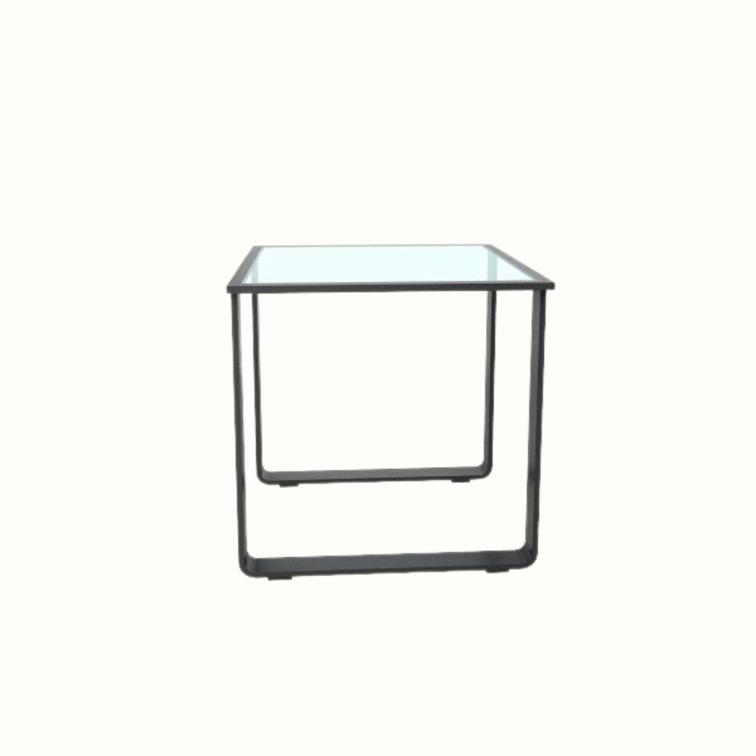 Glass-Top Accent Table