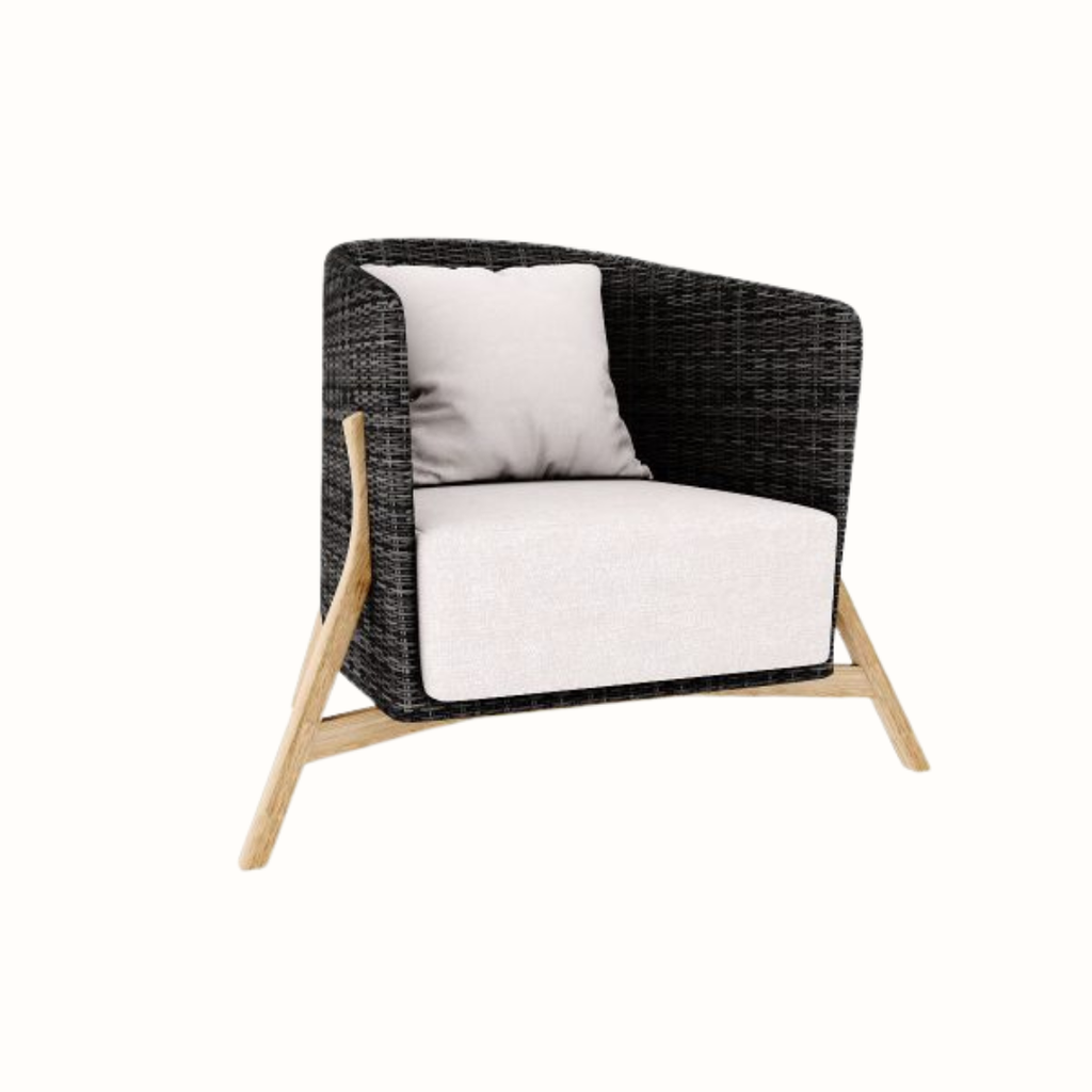 Club Lounge Chair with Cushion