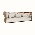 Cushioned 3-Seater Sofa