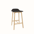 Upholstered bar counter stool