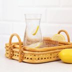 Rattan Tray | Serving Surprise with Cane Handles