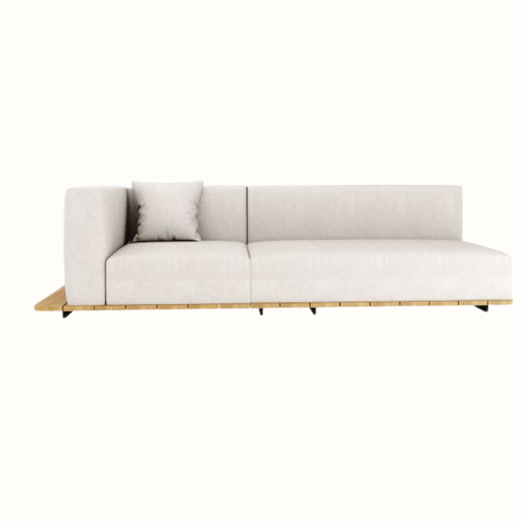 Right-Arm Displaced Sofa with Single and Double Seats