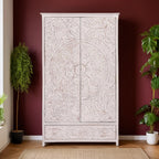 Modern Sheesham Artisan Wardrobe