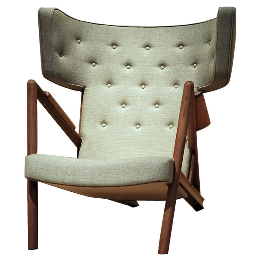 Essence Wood and Fabric Armchair