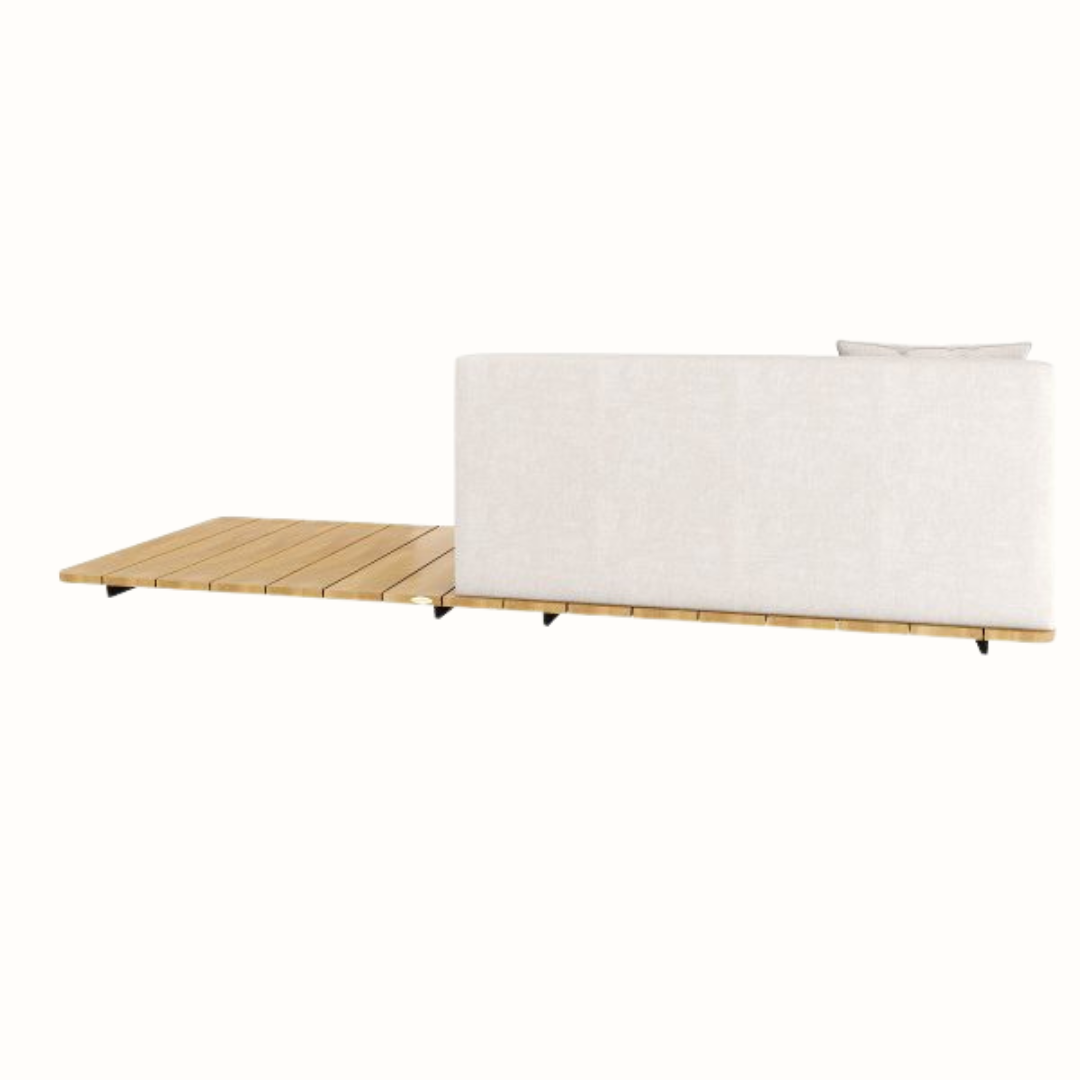 Right-Back Double Seat with Cushions