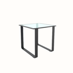 Glass-Top Accent Table