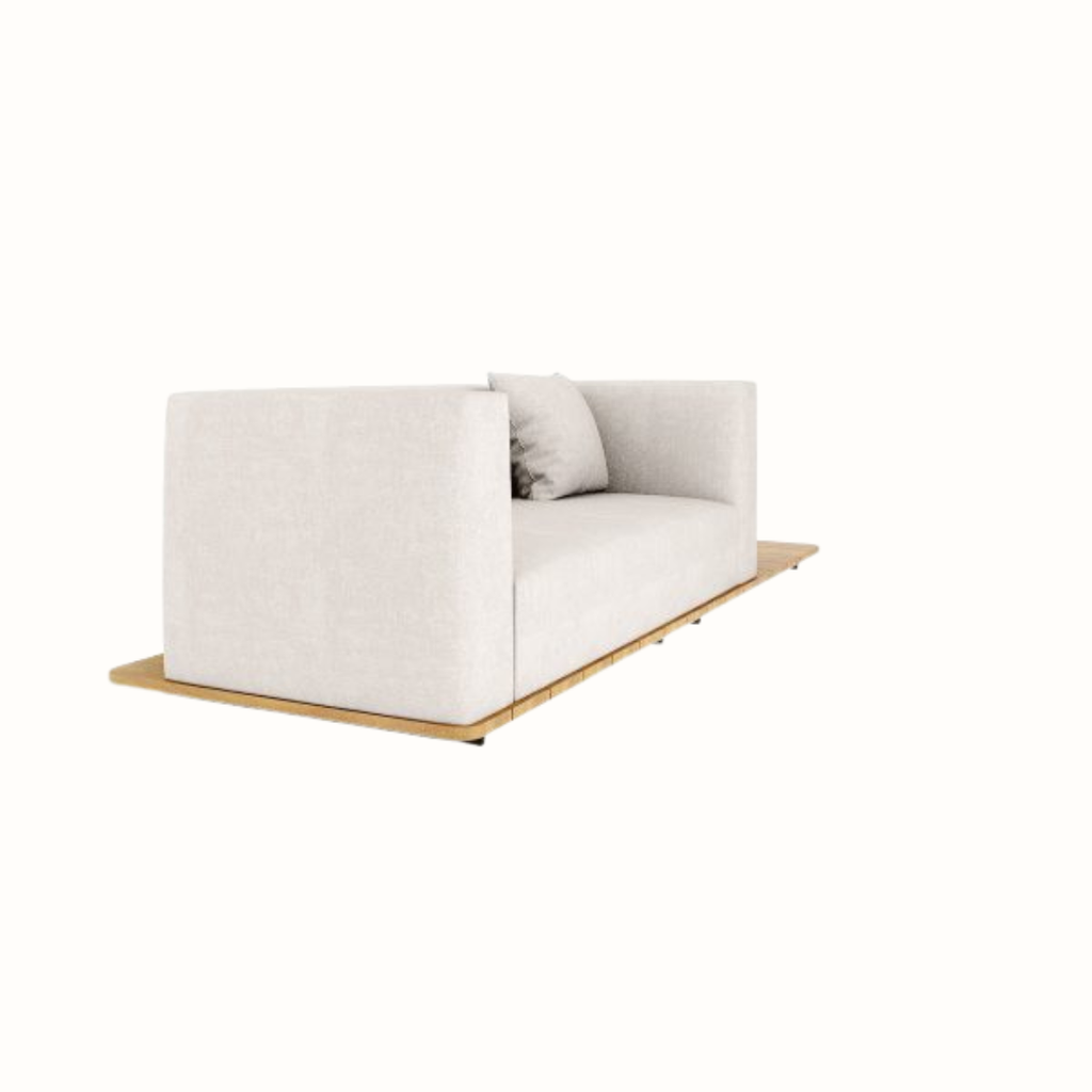 Right Section Sofa with Cushions