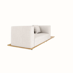 Right Section Sofa with Cushions