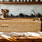 Aura Carry - Handwoven Rattan Tray