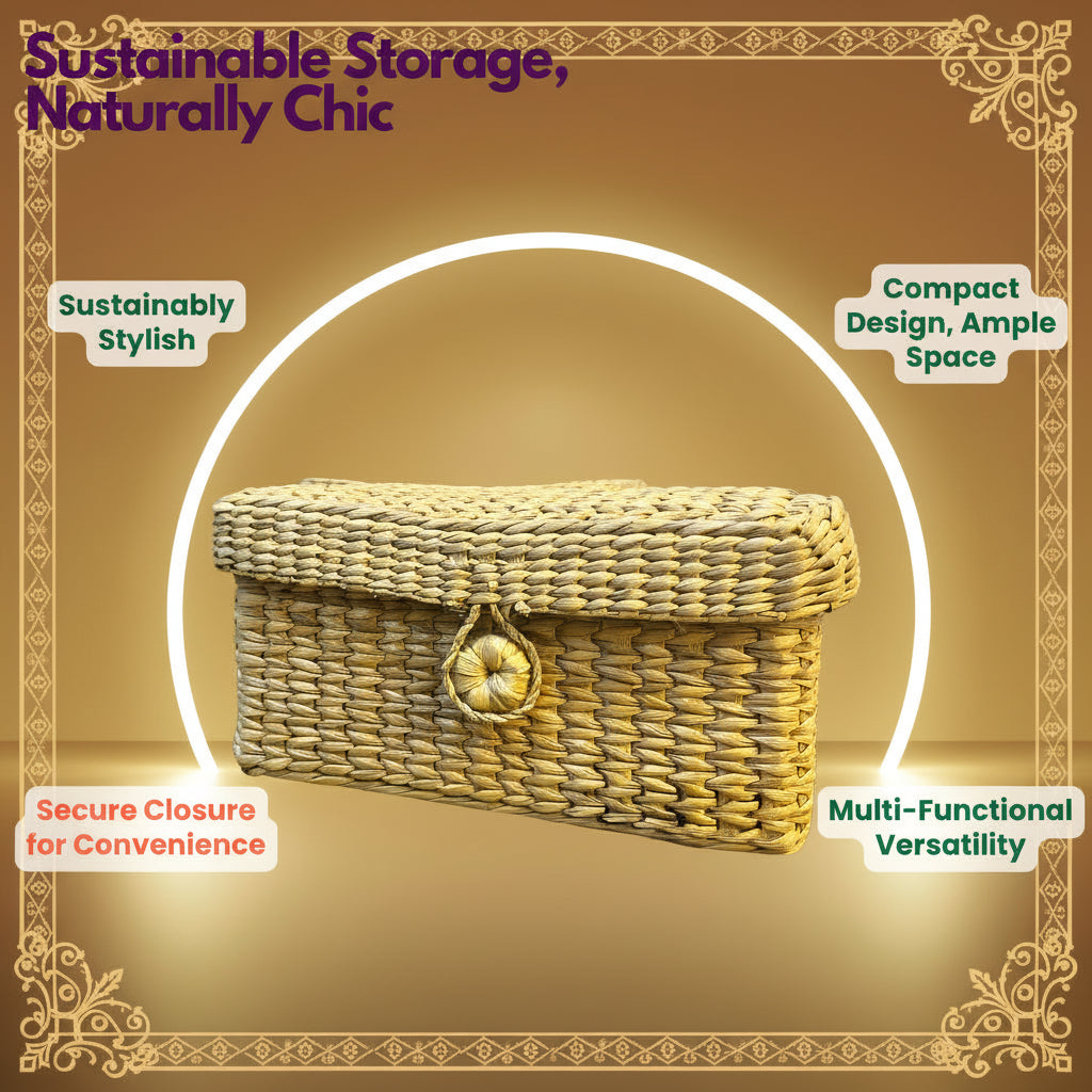 Storage Box with Lid | Kauna Keeper Organizer