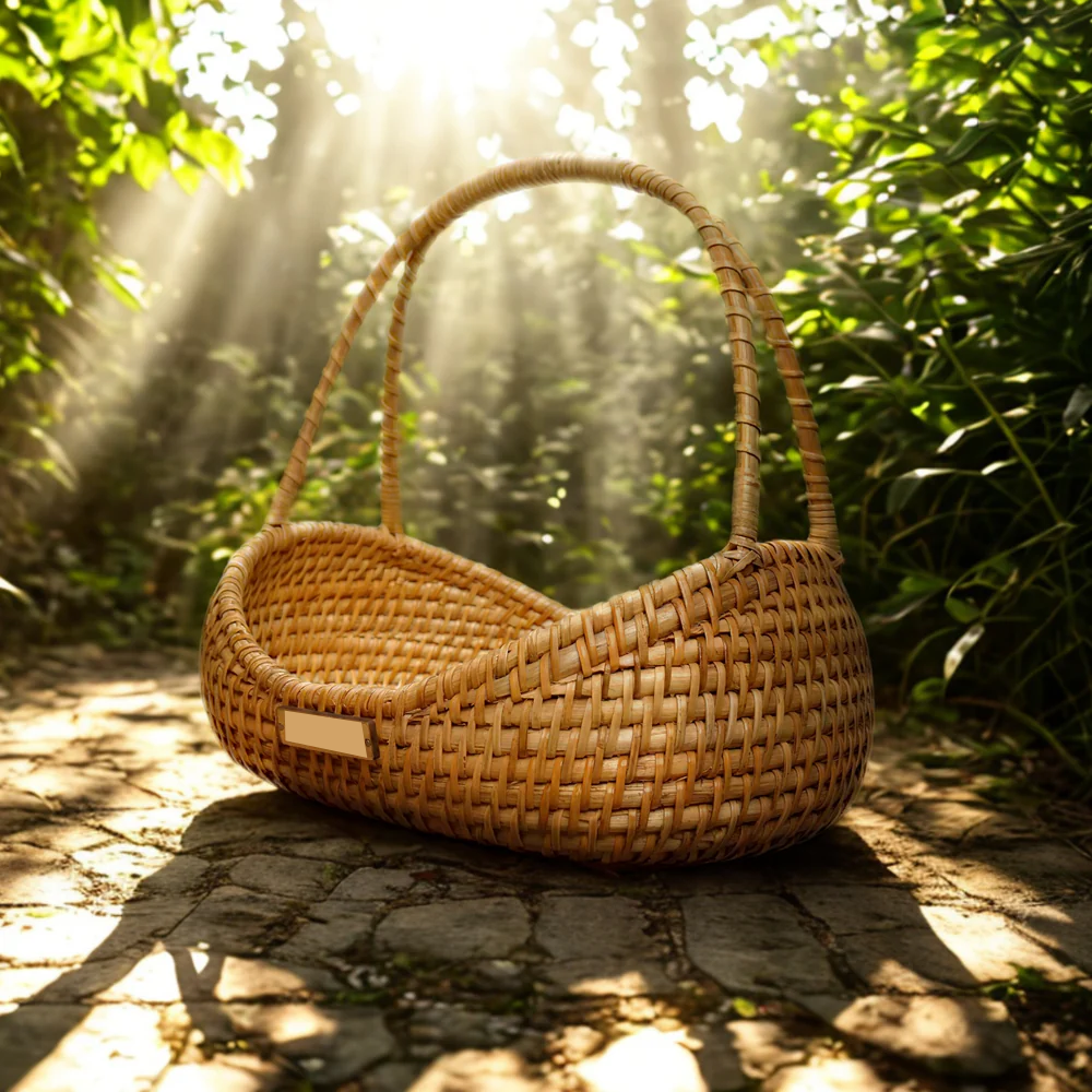 Breezy Bin Rattan Basket