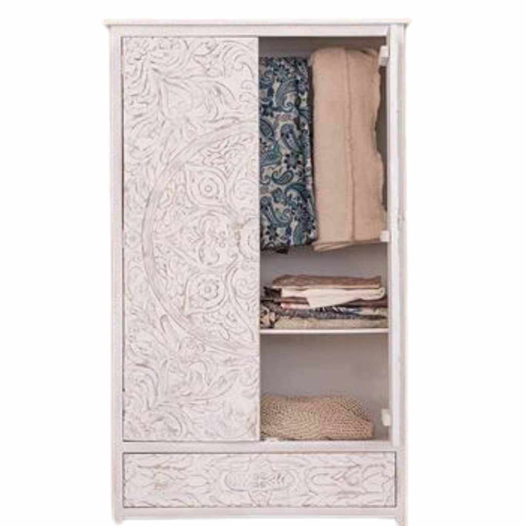 Modern Sheesham Artisan Wardrobe