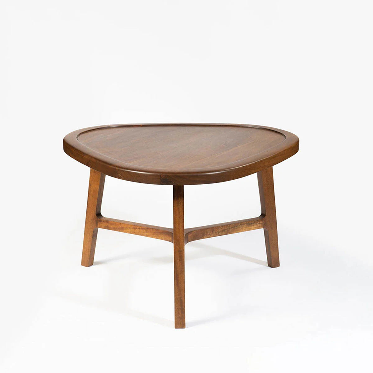 Handcrafted Teakwood Classic Bedside Table (Three Legged)