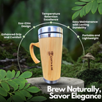 Bamboo Mug with Stainless Steel Interior | EcoSipper Travel Companion
