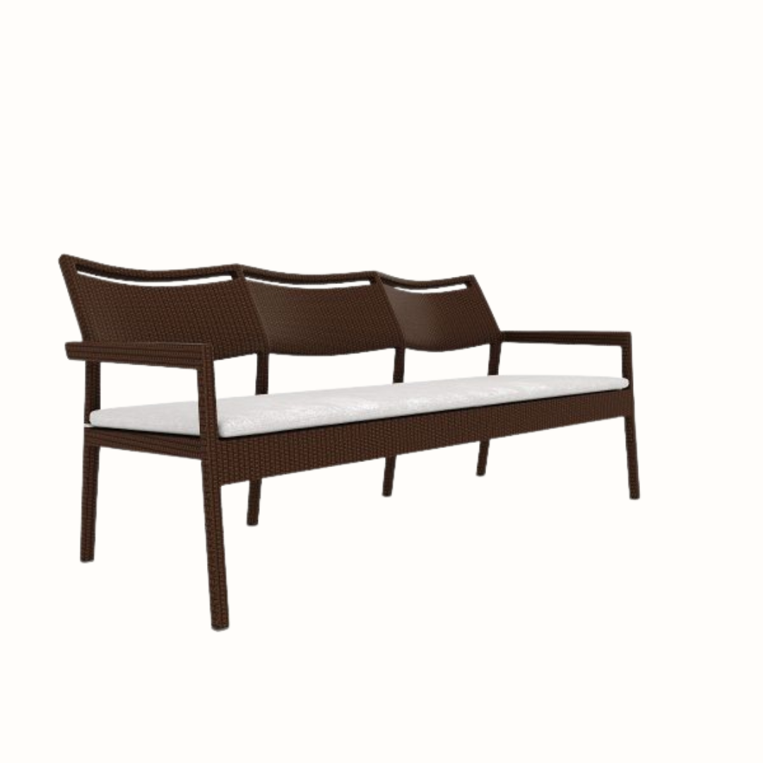 Three-Seater Sofa with Cushion