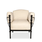 Regal Single-Seater Sofa with Upholstered Cushions