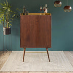 Scandi Teakwood Bar Unit