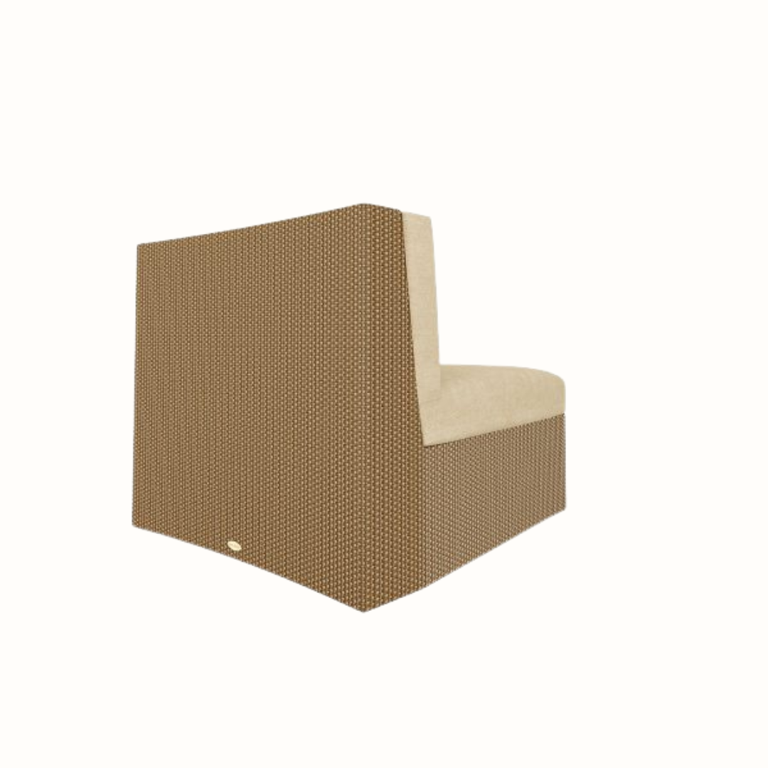 Curved Corner Seat with Cushion
