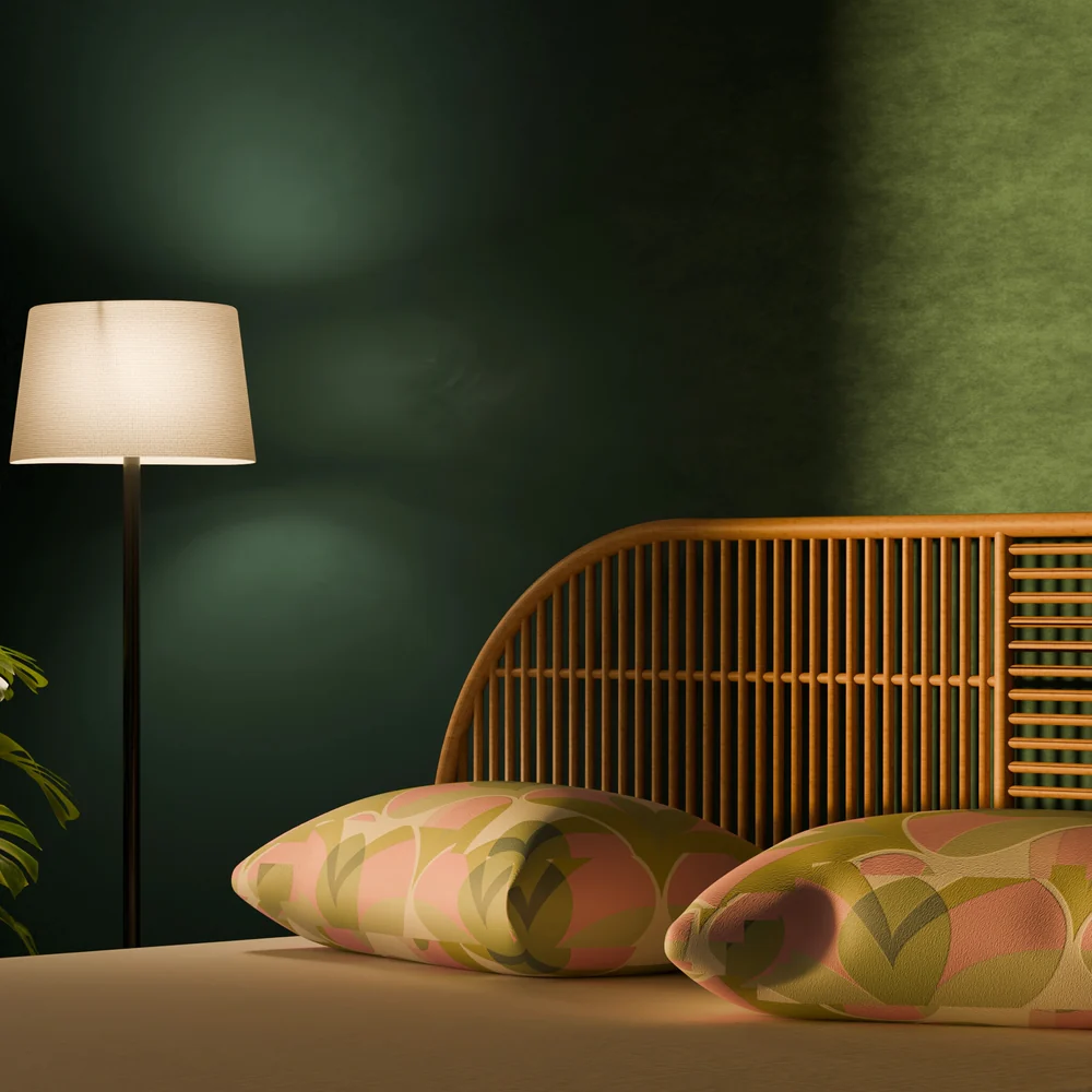 EastNest Ensemble Rattan Headboard - Natural Cane