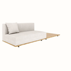 Right-Back Double Seat with Cushions