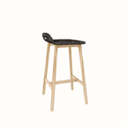 Upholstered bar counter stool