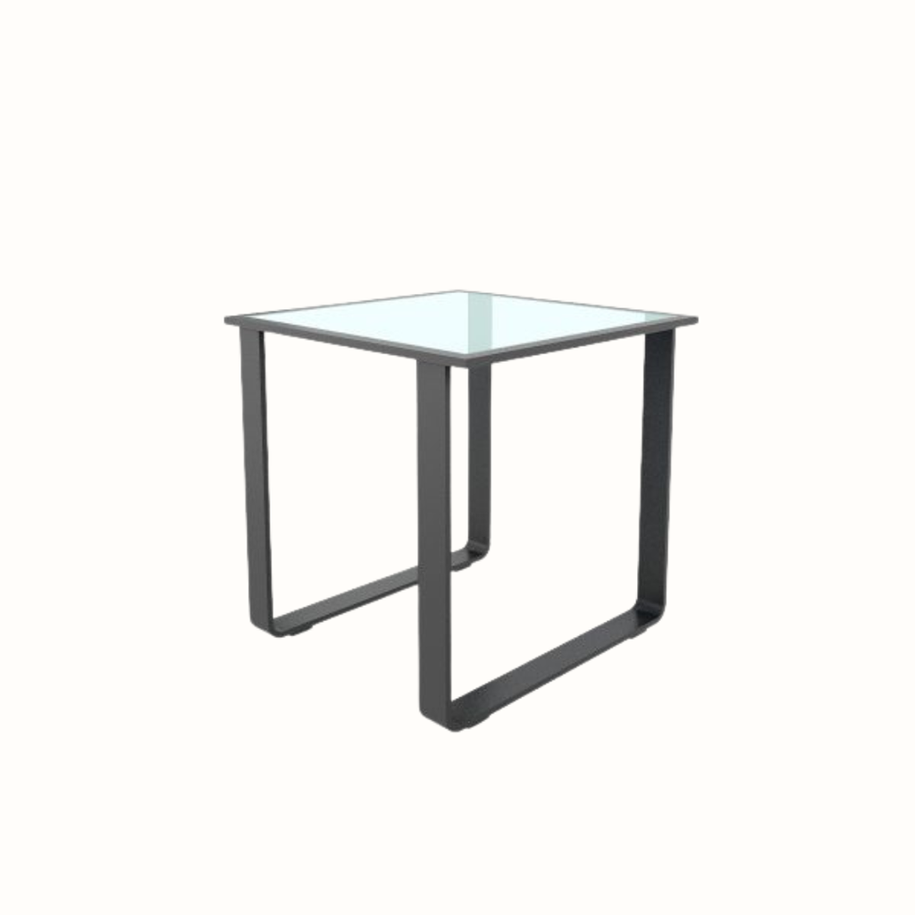 Glass-Top Accent Table
