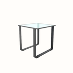Glass-Top Accent Table