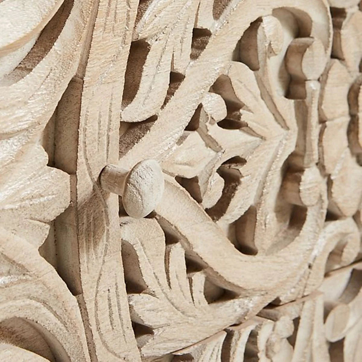 Premium Handcarved 3-Drawer Grey Chest of Drawer