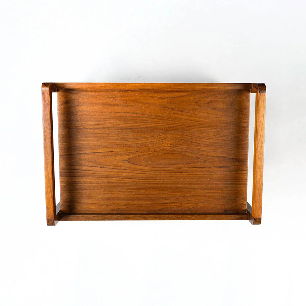 Handcrafted Teakwood Timber Tray Table