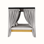 Canopy Day Bed with Curtains