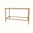 Glass-Top Bar Table 180x75 cm