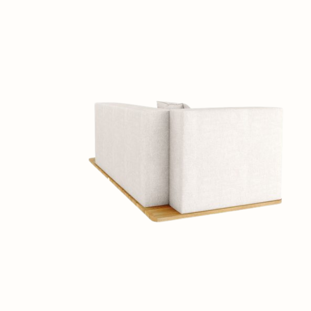 Right-Arm Double Seat Sofa with Cushions