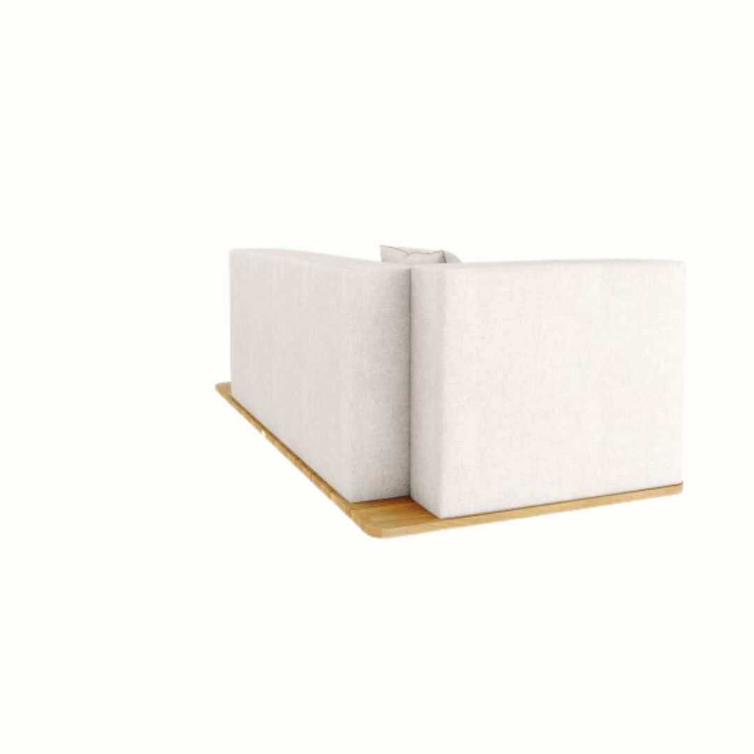 Right-Arm Double Seat Sofa with Cushions