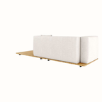 Right Section Sofa with Cushions