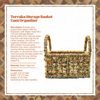 Organizer with Water Hyacinth | Terraka Storage Basket