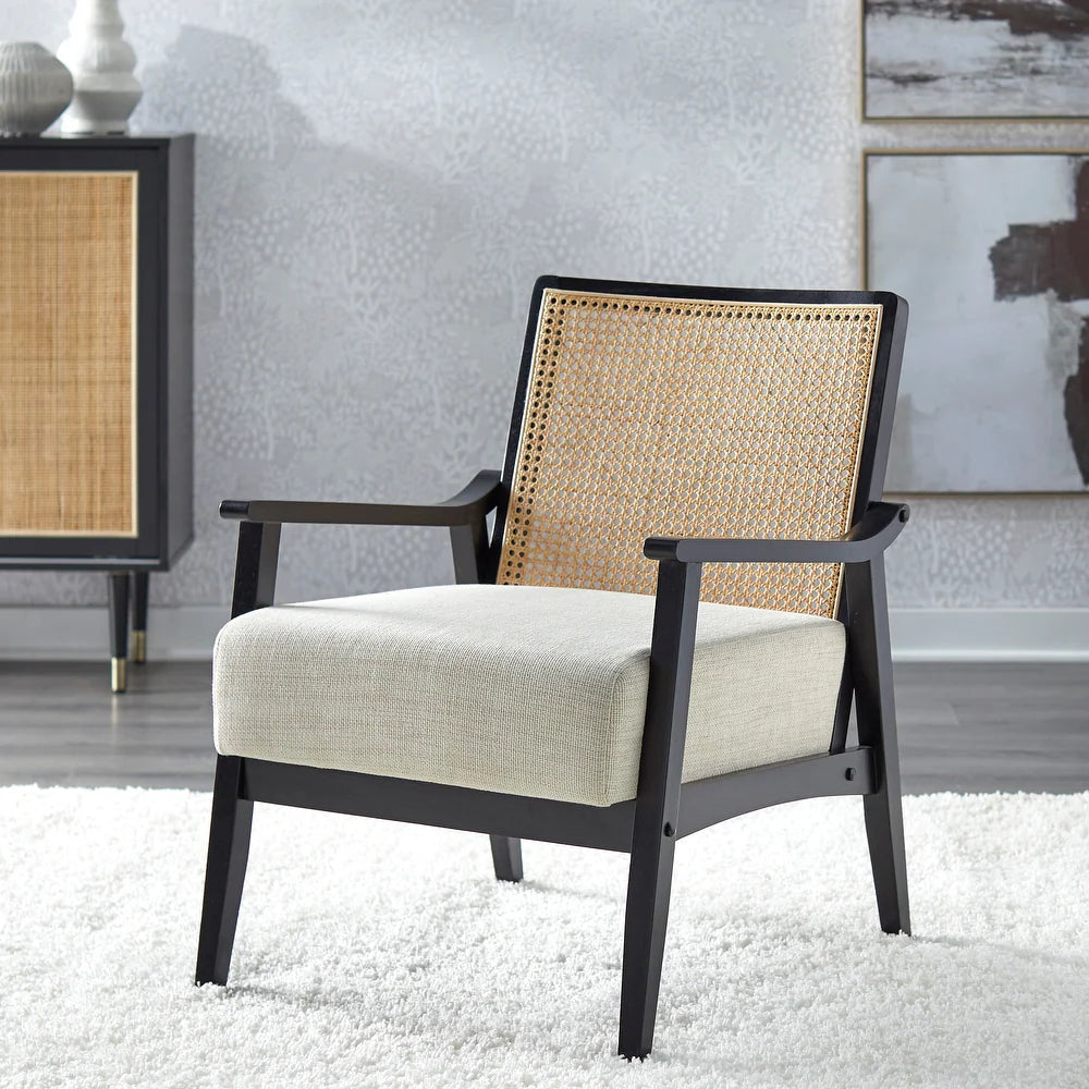 Lifestorey Serena Cane Accent Chair